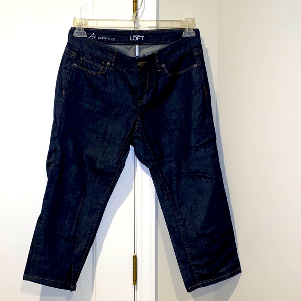 Loft Curvy Crop Jeans